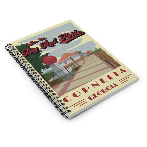 Cornelia - Big Red Apple Spiral Notebook