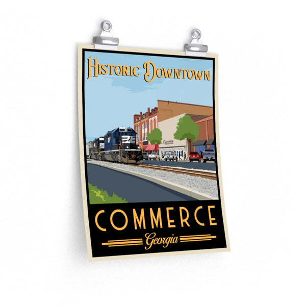 Commerce - Historic Downtown Poster