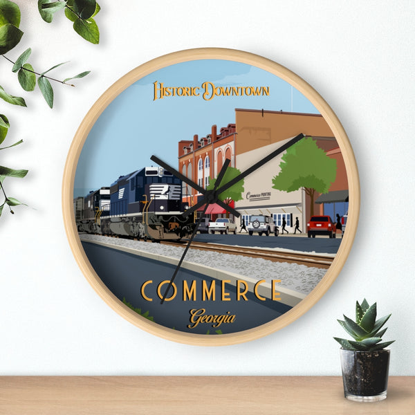 Commerce Wall Clock