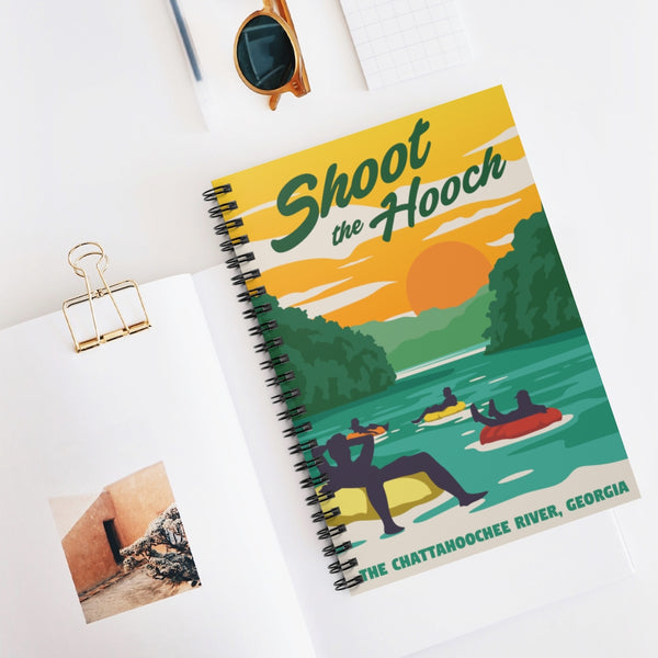 Shoot the Hooch - Spiral Notebook