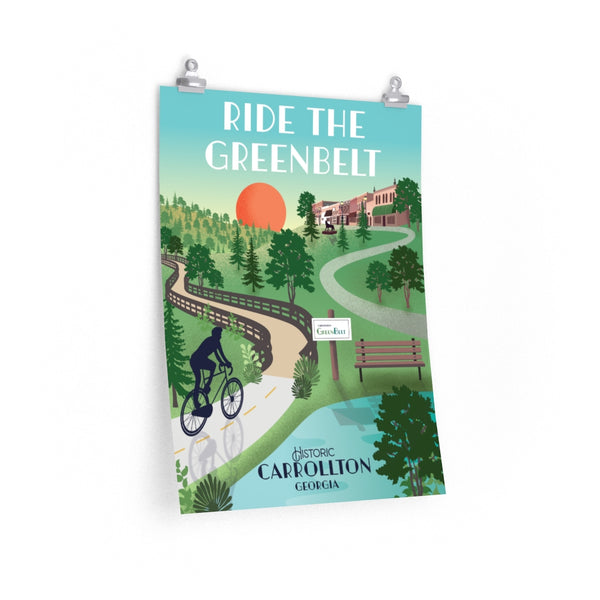 Carrollton - Ride the GreenBelt Posters