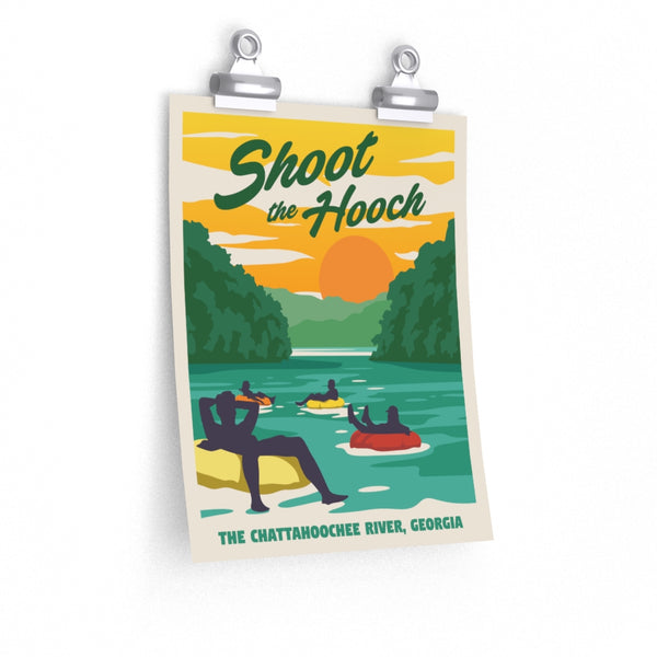 Shoot the Hooch - Chattahoochee River Poster