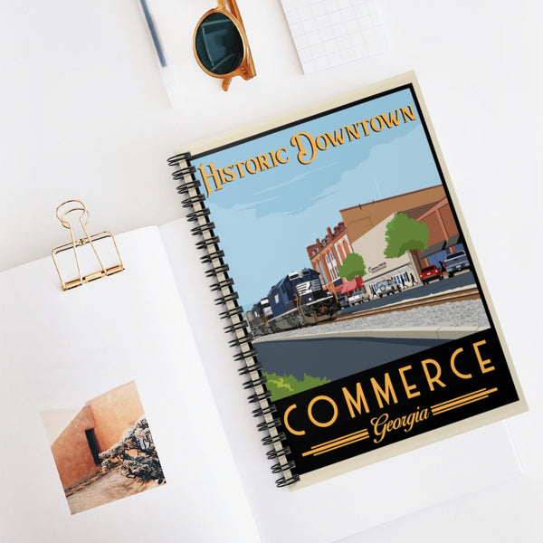 Commerce - Historic Downtown Spiral Notebook