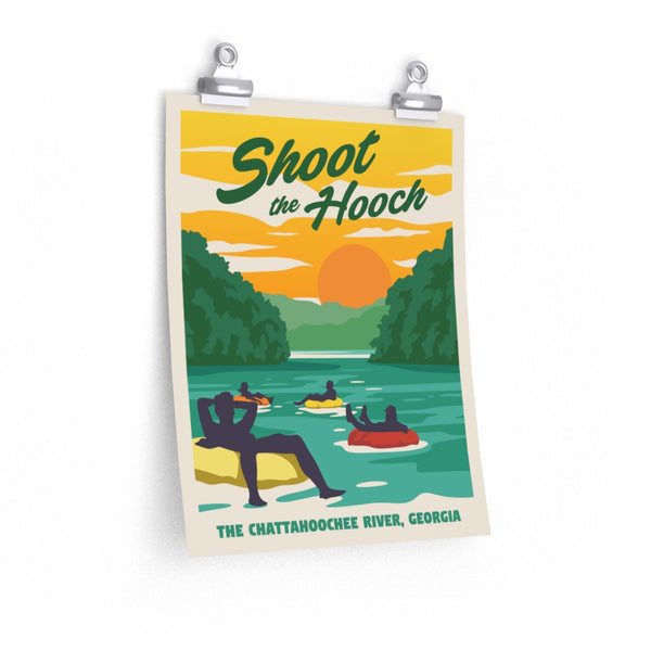 Shoot the Hooch - Chattahoochee River Poster