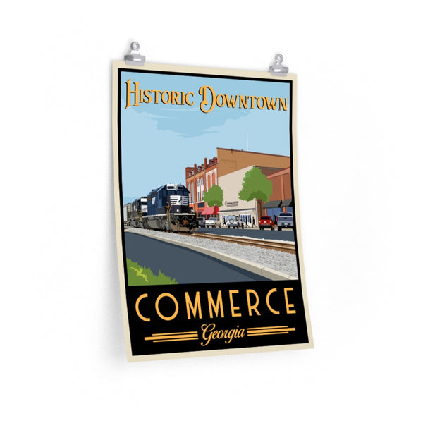 Commerce - Historic Downtown Poster