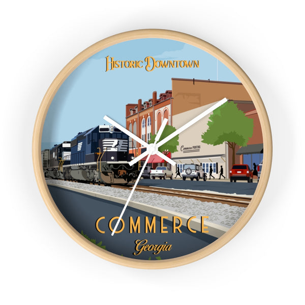 Commerce Wall Clock