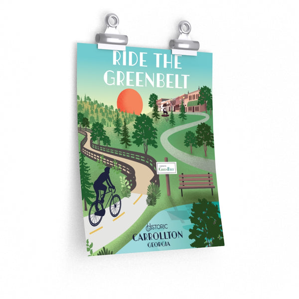 Carrollton - Ride the GreenBelt Posters