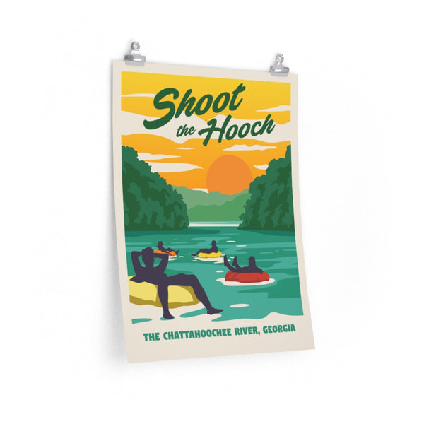 Shoot the Hooch - Chattahoochee River Poster