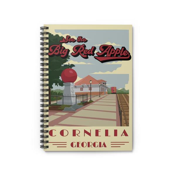 Cornelia - Big Red Apple Spiral Notebook