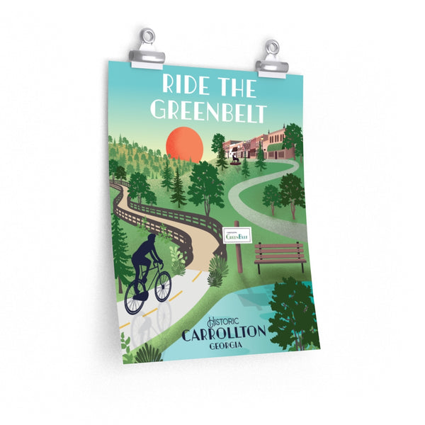 Carrollton - Ride the GreenBelt Posters