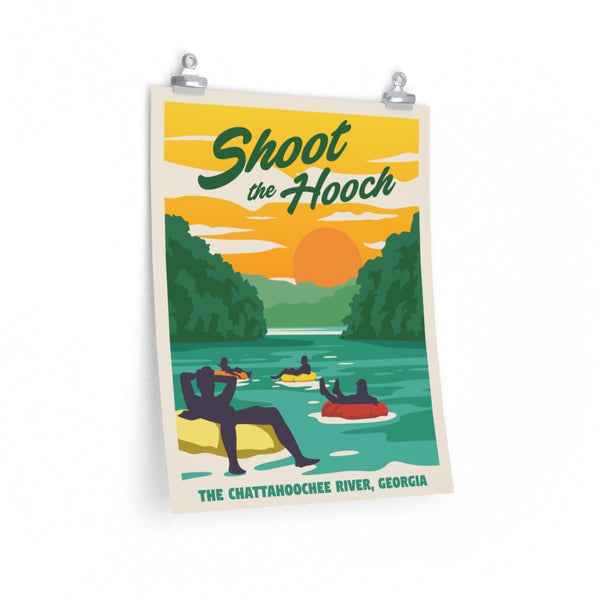 Shoot the Hooch - Chattahoochee River Poster