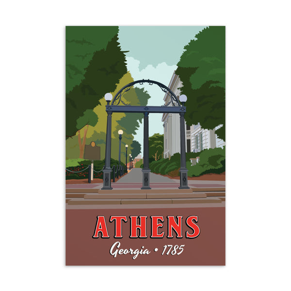 Athens - 1785 Postcard