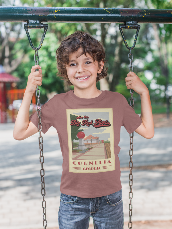 Cornelia Big Red Apple Youth T-Shirt